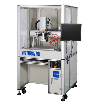 熱熔膠自動(dòng)點(diǎn)膠機(jī)噴膠呈波浪形怎么辦？